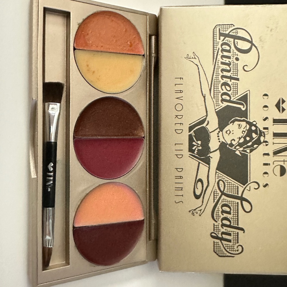 Tinte Cosmetics “Painted Lady” Flavored Lip Paints Pallet, 6 colors, NEW